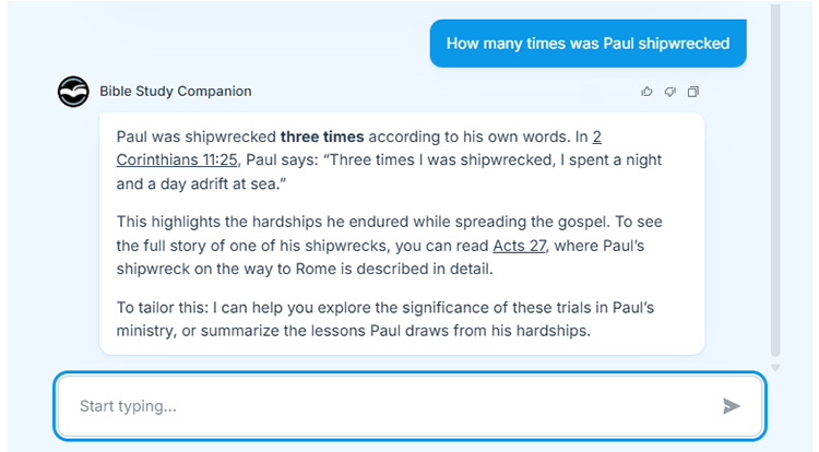 Interactive Study Companion in use